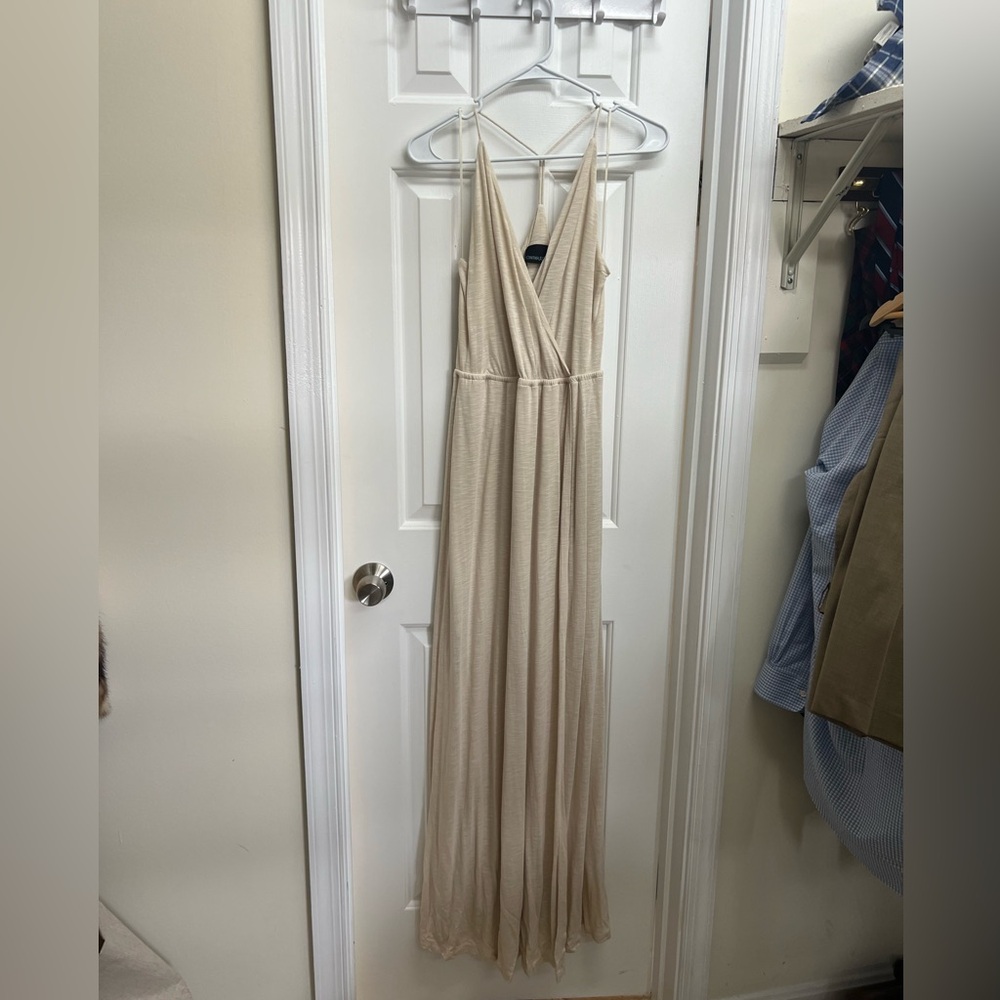 Cynthia Rowley Beige Maxi Dress